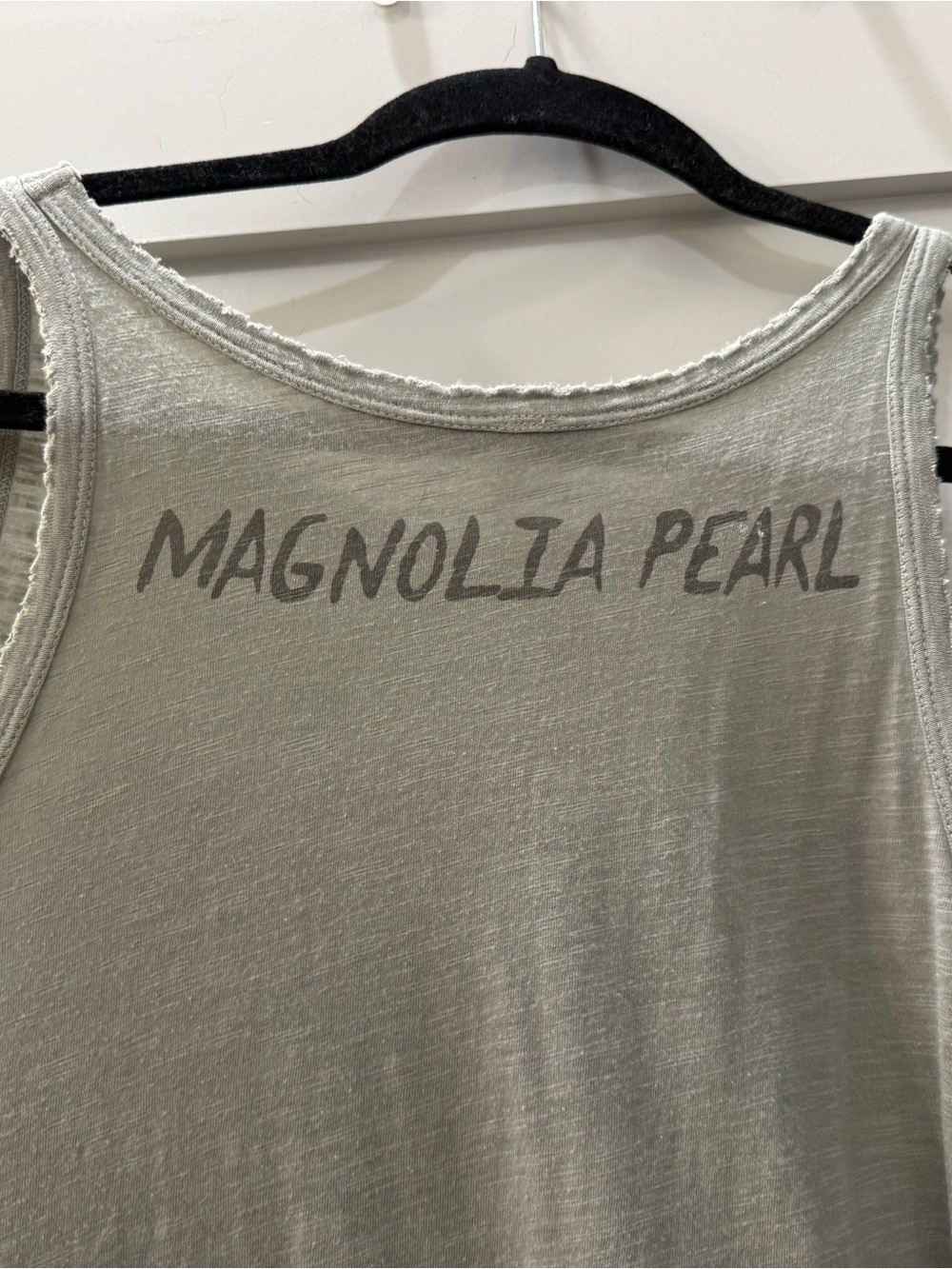 Magnolia Pearl Sage Green Graphic Back Tank